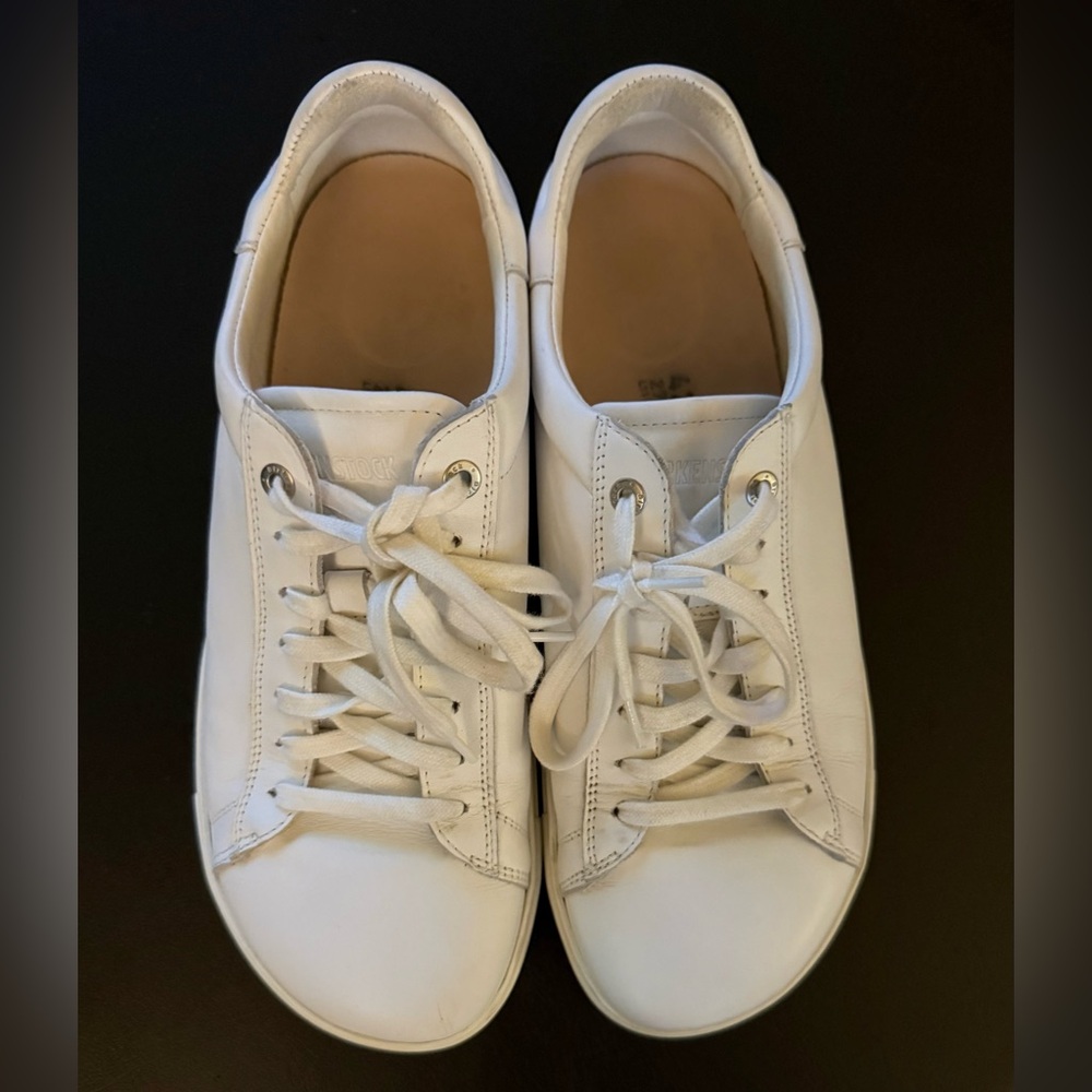Birkenstock Bend Low White Leather Size 42